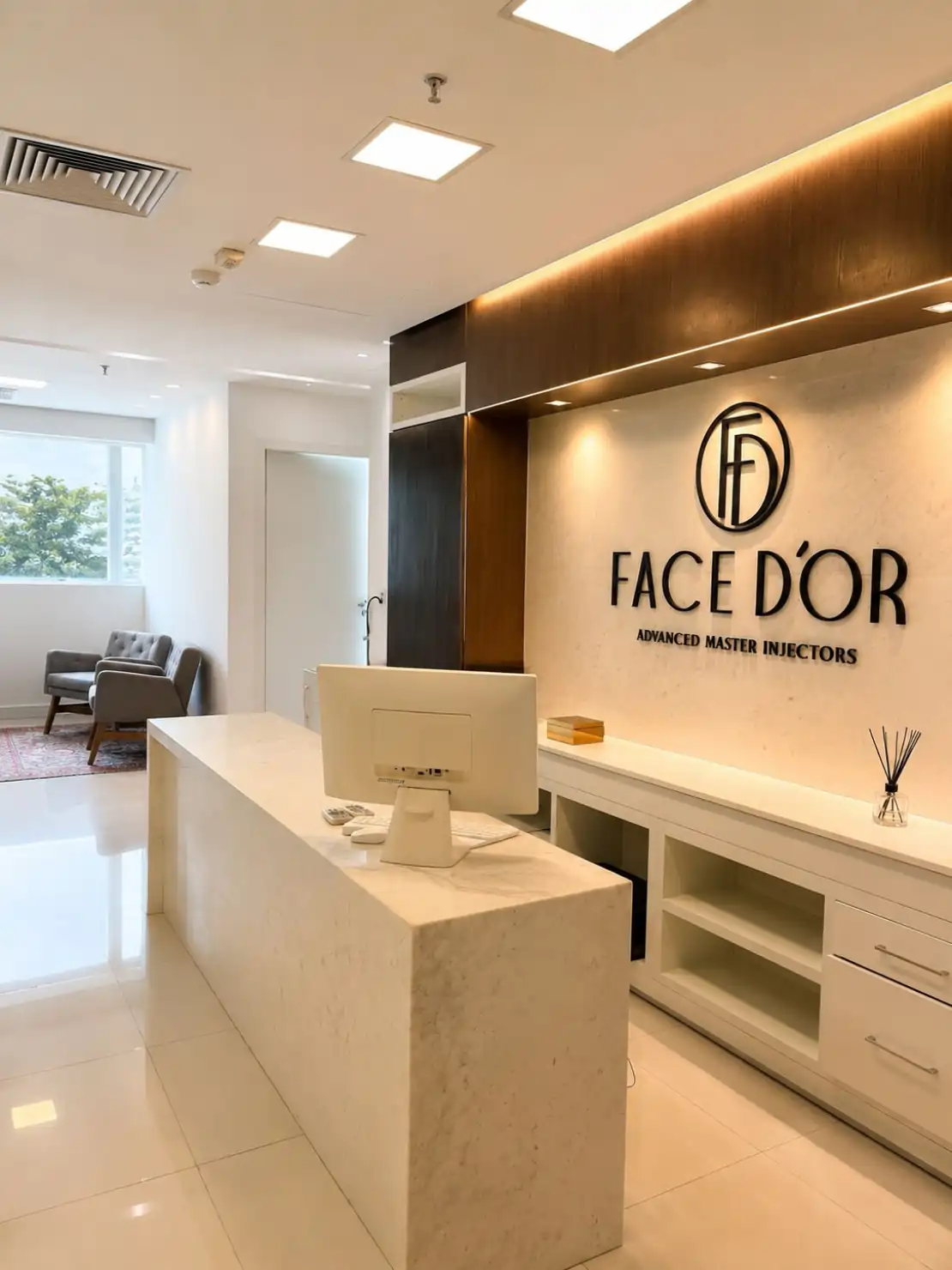 Sala de Espera da nossa Clínica Face D'or